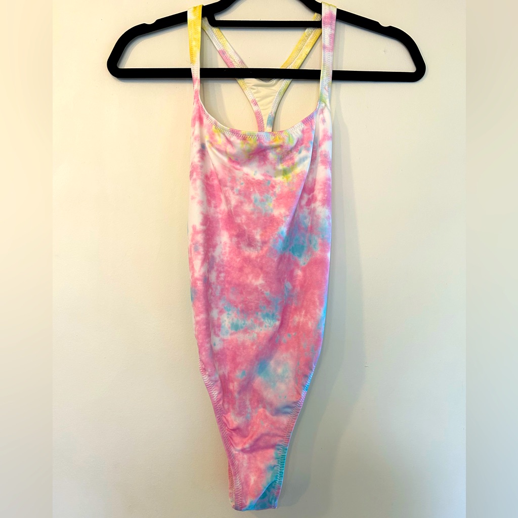 Solid&Striped One Piece Swimsuit